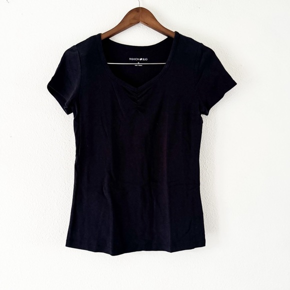 Basic Short Sleeve Soft Tee Womens Small Everyday Capsule Wardrobe Staple Cotton - Picture 1 of 7